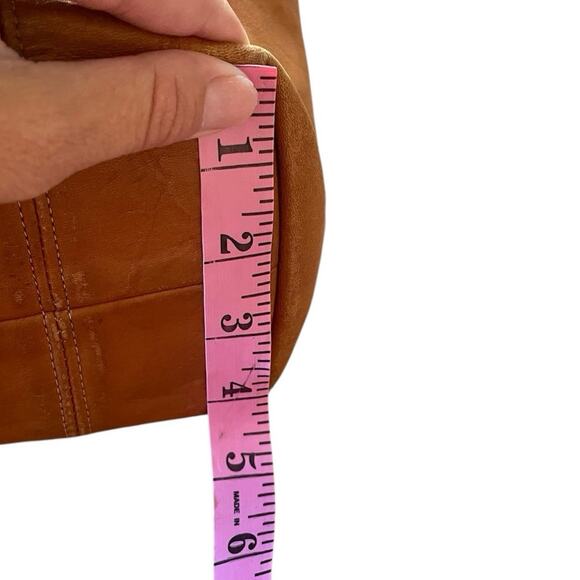 Vintage Coach 4065 British Slouchy Fall Tote Made in USA Quiet Luxury Classic - Picture 15 of 15